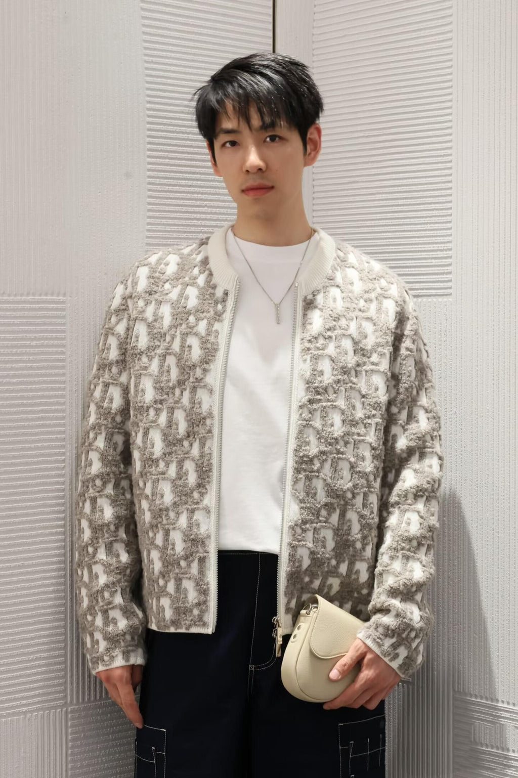 2026 New Style GS Printed Cotton Sweater Coat (25330-B95)