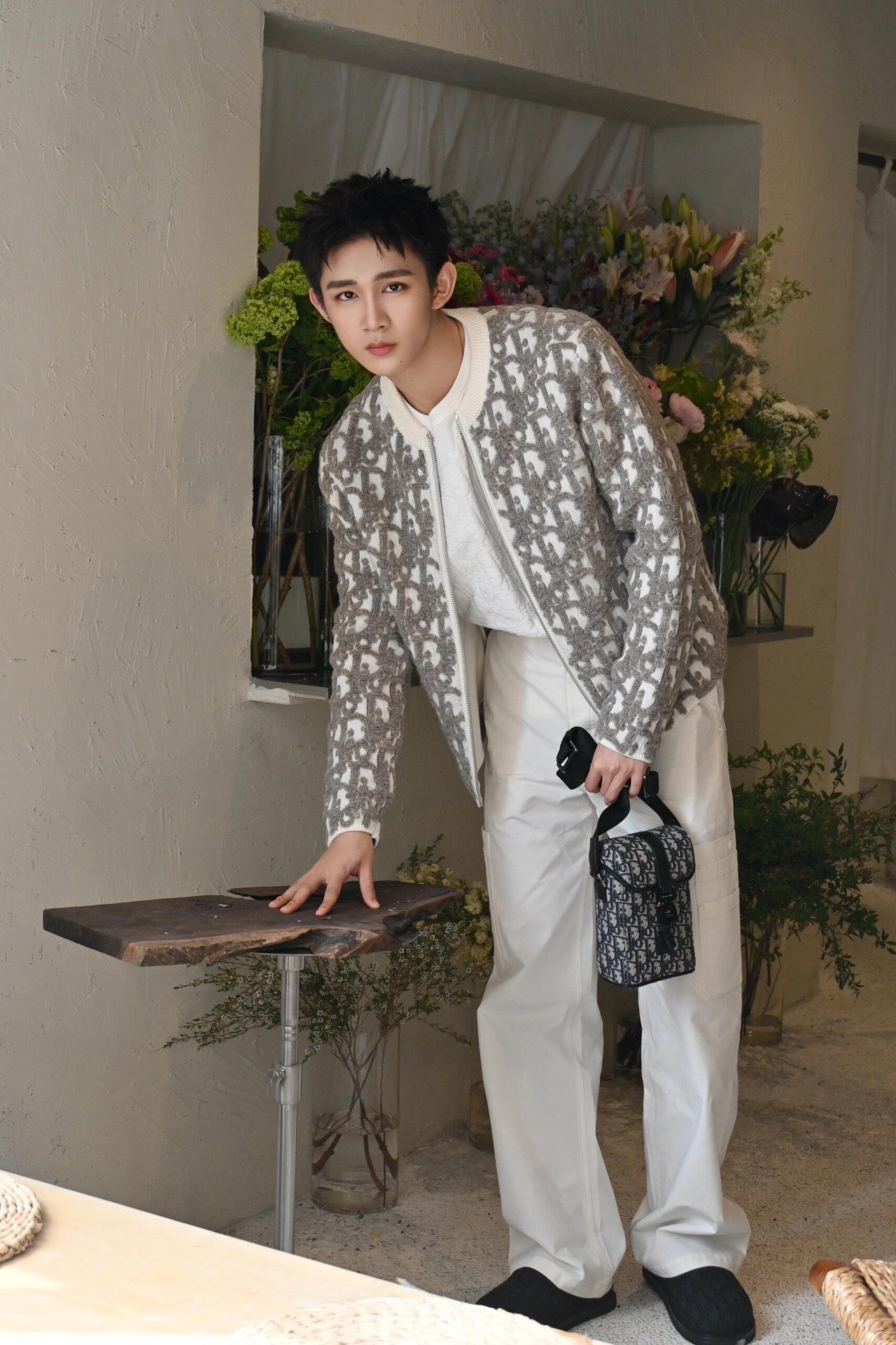 2026 New Style GS Printed Cotton Sweater Coat (25330-B95)