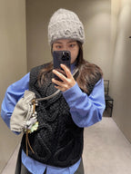 2026 New GS Cable-Knit Cardigan (25238-B50)