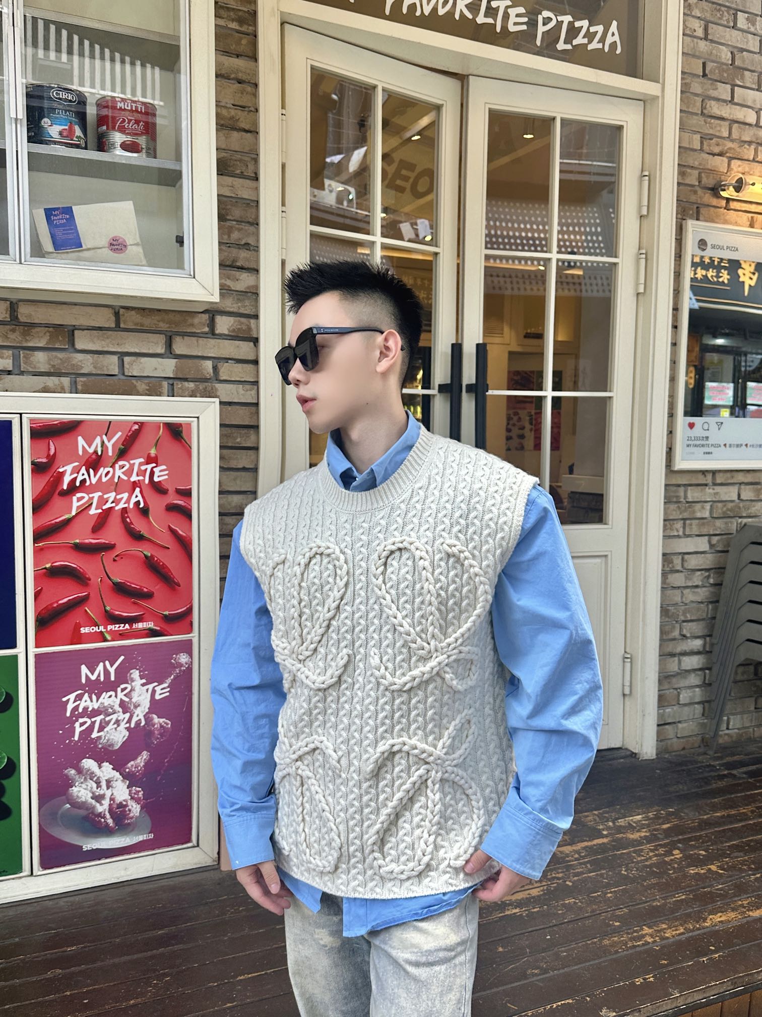 2026 New GS Cable-Knit Cardigan (25238-B50)