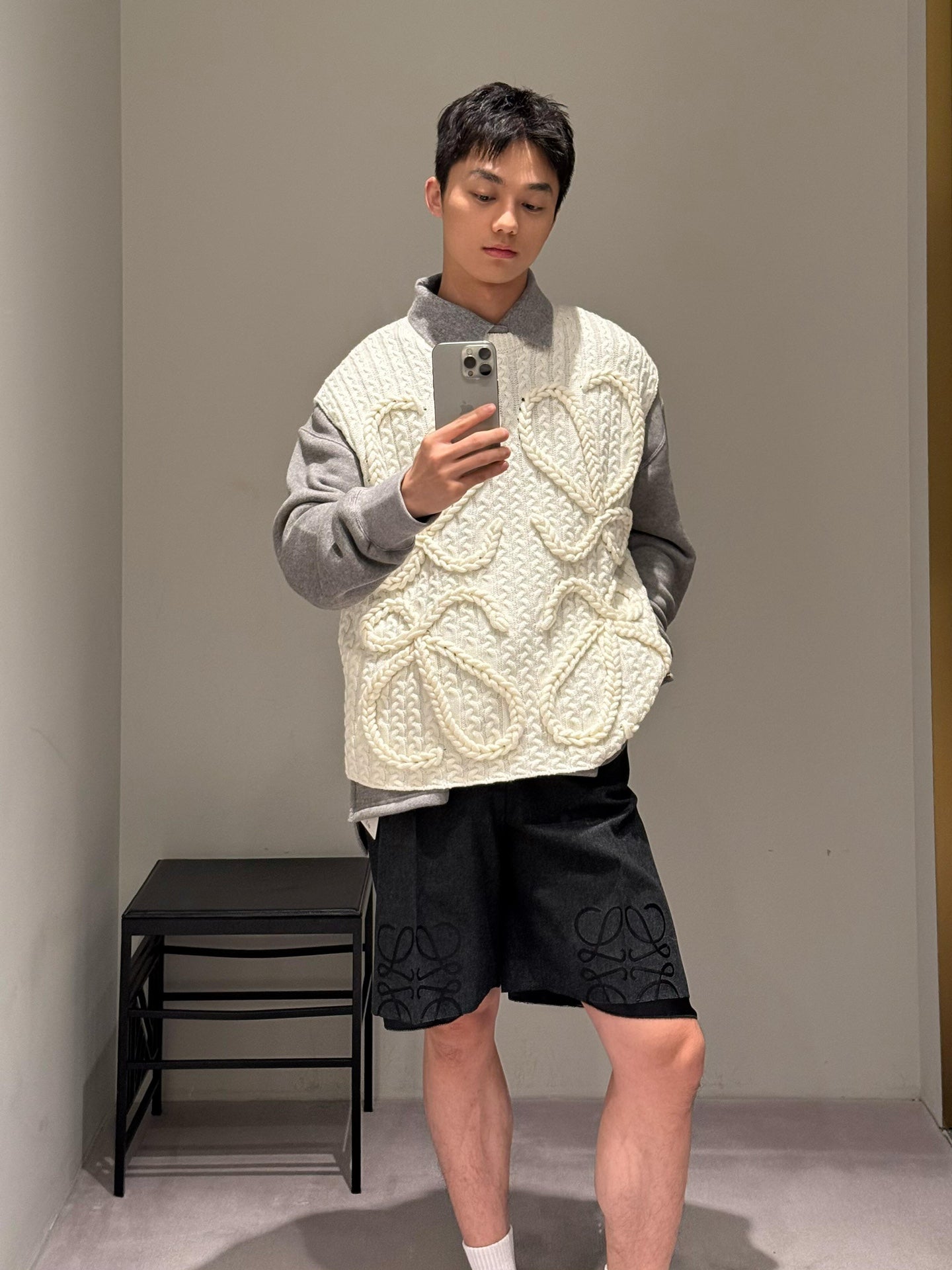 2026 New GS Cable-Knit Cardigan (25238-B50)