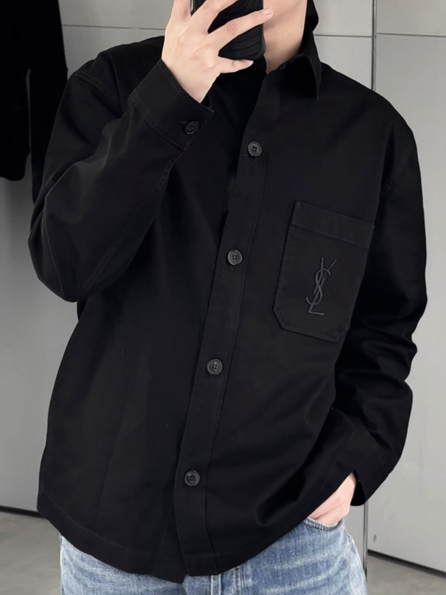 2026 New Edition GS Logo Embroidered Shirt (BB709-B25)