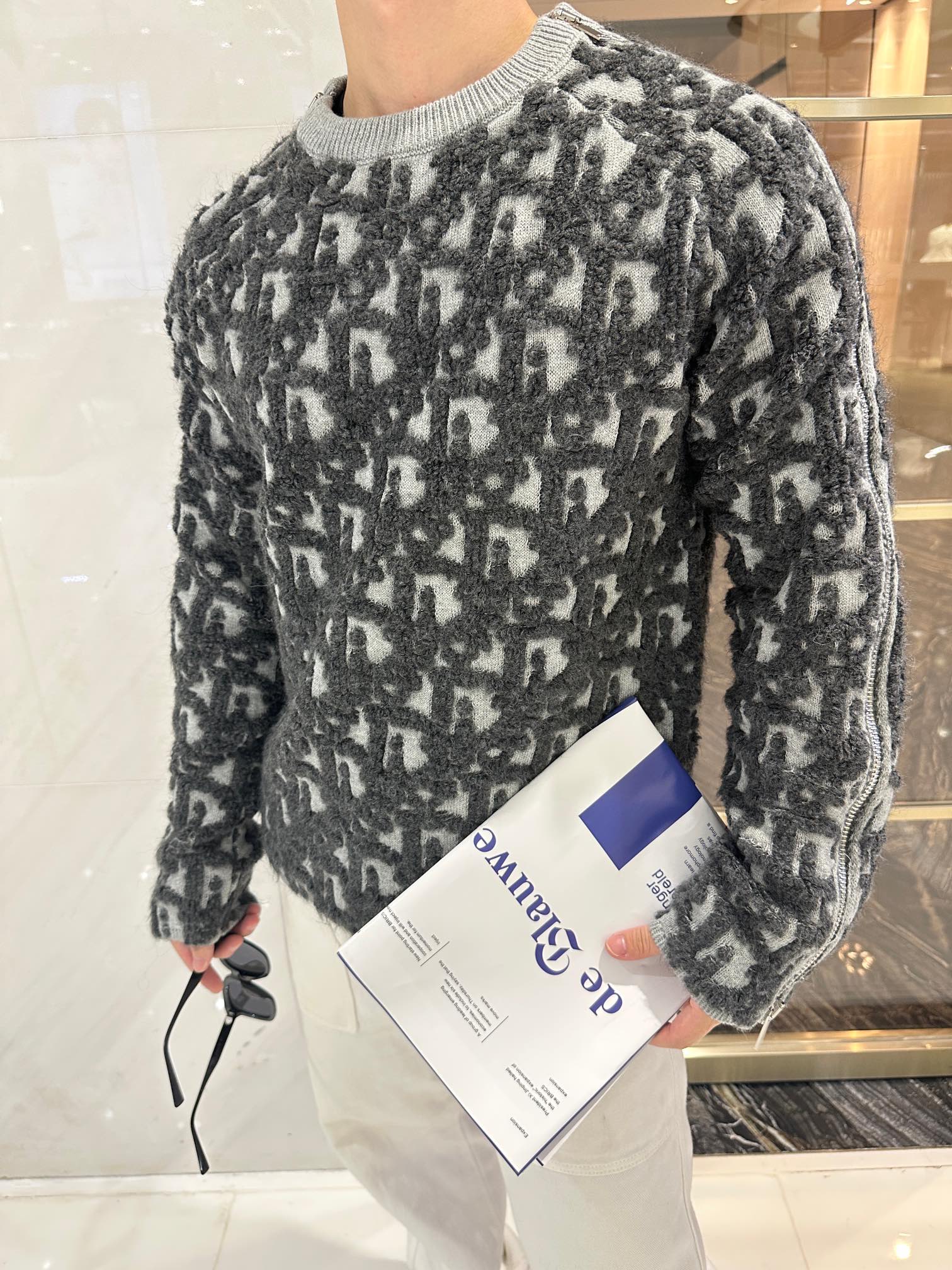 2026 New Arrival GS Jacquard Zip-Up Jumper (25305-C20)