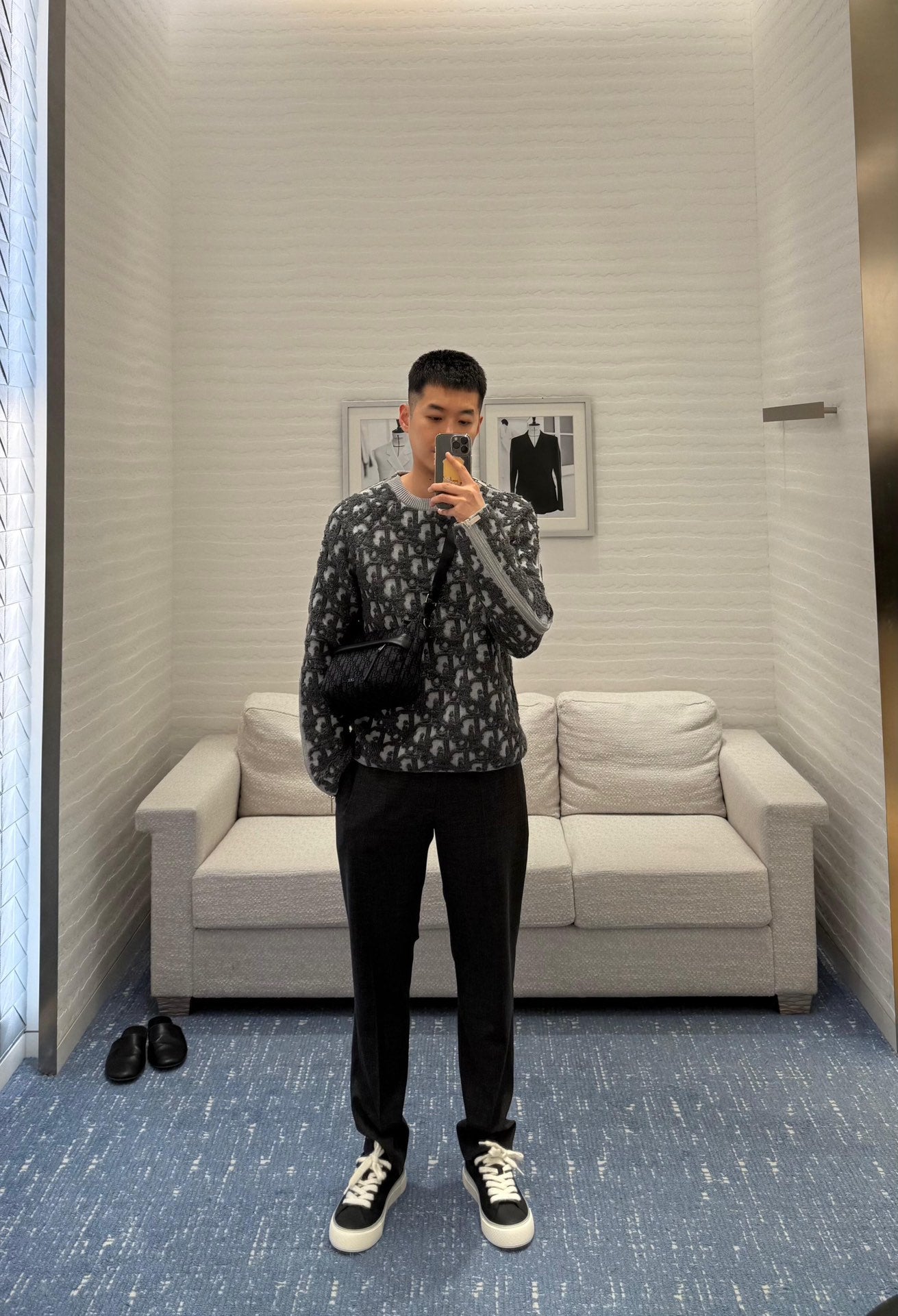 2026 New Arrival GS Jacquard Zip-Up Jumper (25305-C20)