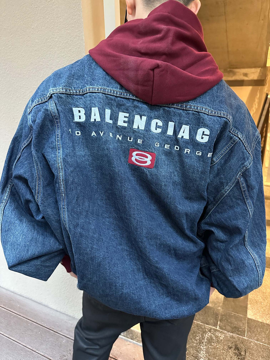 2026 New GS Embroidered Denim Hooded Jacket (25337-C30)