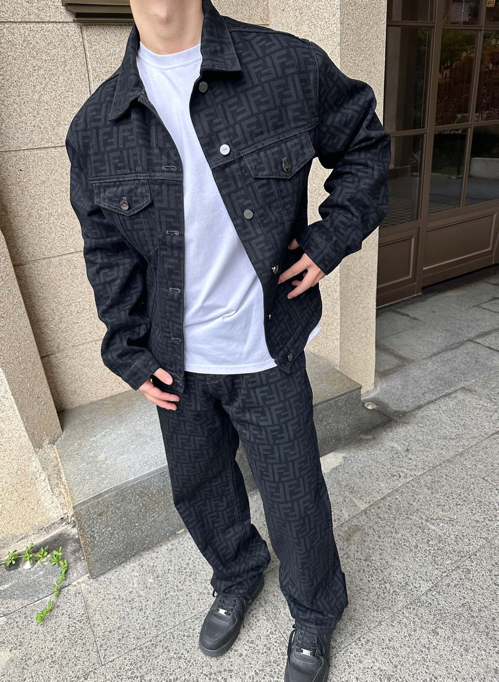 2026 New Arrival: GS All-Over Print Jeans (BB716-B75)