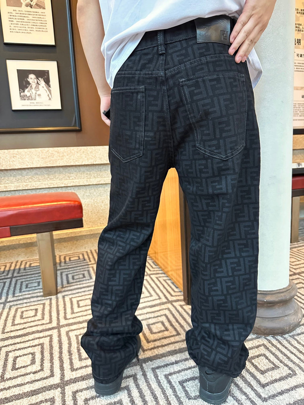 2026 New Arrival: GS All-Over Print Jeans (BB716-B75)