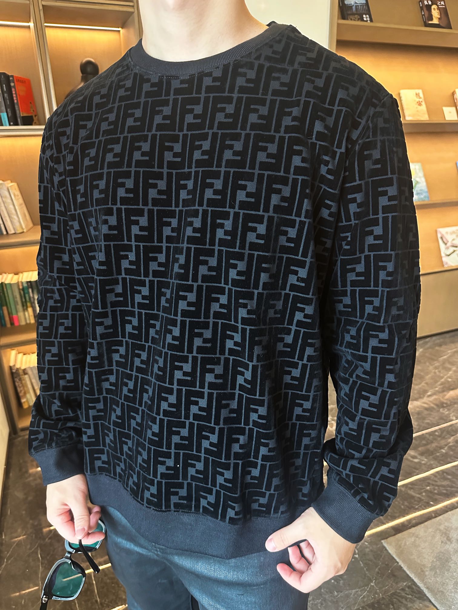 2026 New Model GS Fully Embroidered Felted Sweatshirt (60021-A80)