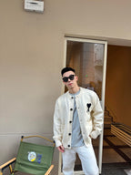 2026 New GS  Heart-Patterned Jacquard Knit Cardigan (25365-B55)