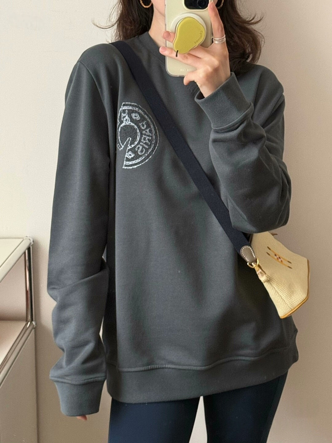 2026 New GS Saddle Stud Embellished Hoodie (25348-A85)