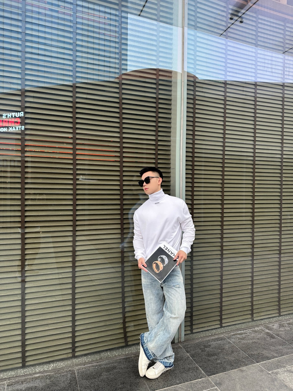 2026 New GS Jacquard Turtleneck Jumper (25283-B20)