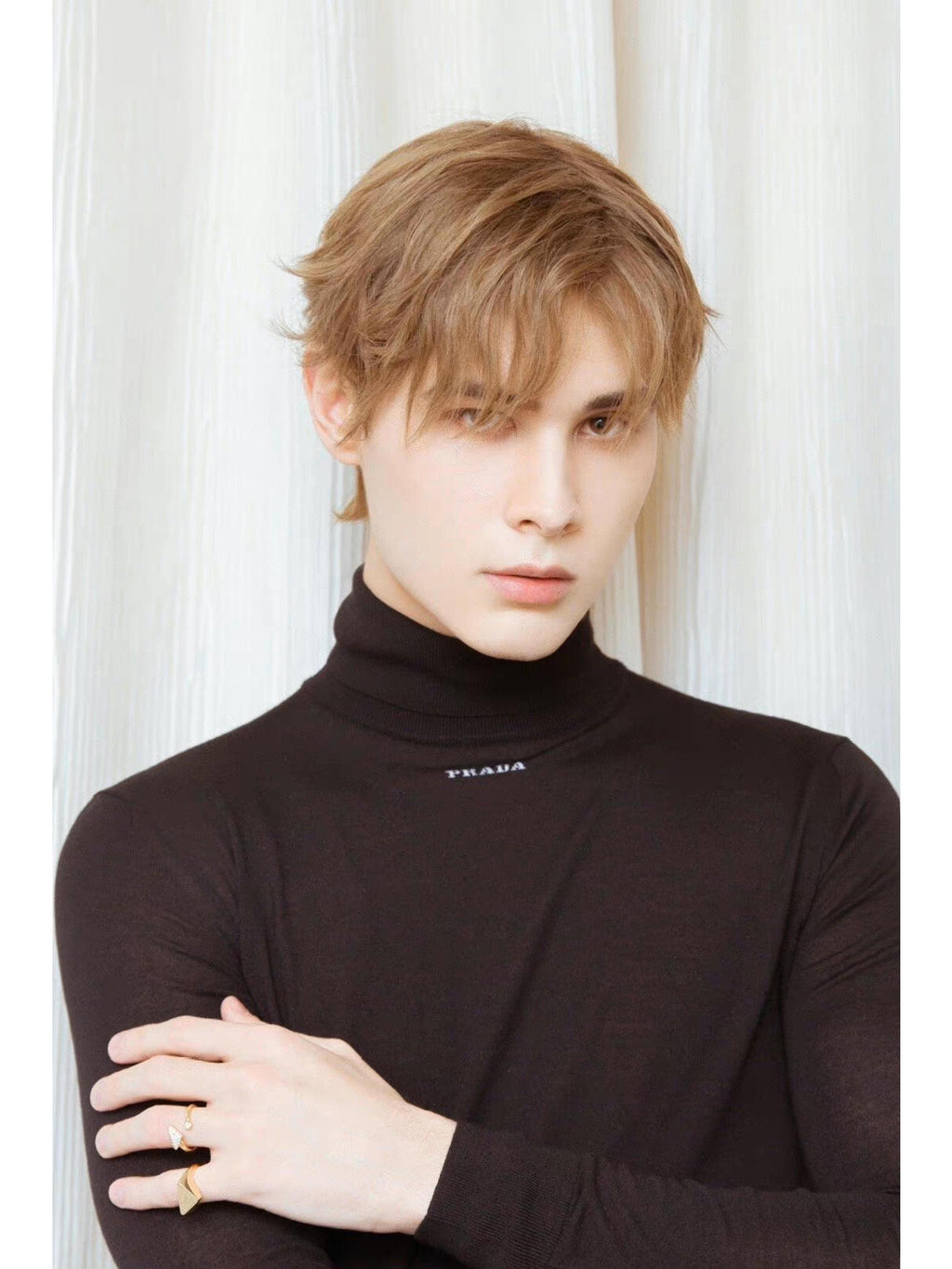 2026 New GS Jacquard Turtleneck Jumper (25283-B20)