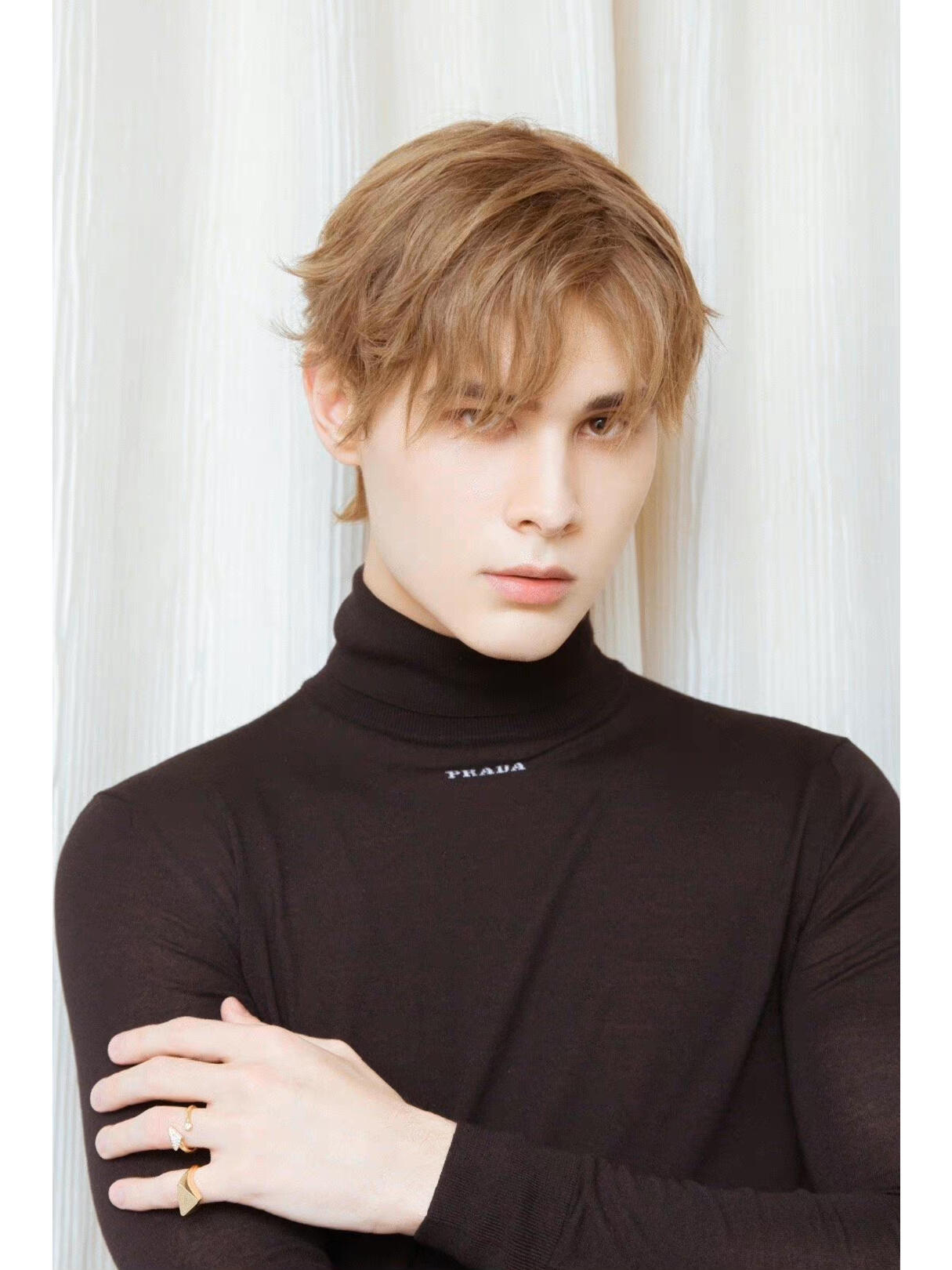 2026 New GS Jacquard Turtleneck Jumper (25283-B20)