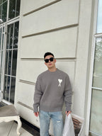 2026 New GS Jacquard Crew Neck Knit (25374-B30)