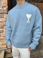 2026 New GS Jacquard Crew Neck Knit (25374-B30)
