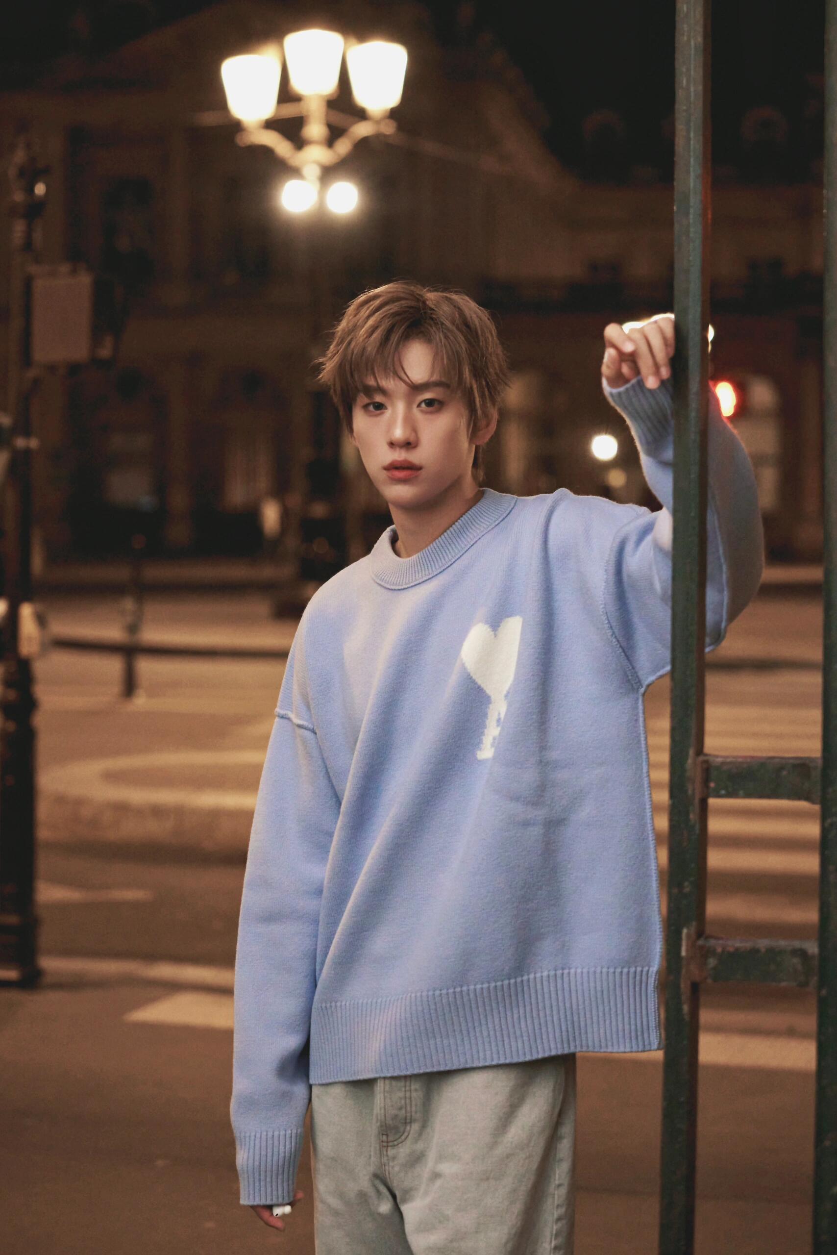 2026 New GS Jacquard Crew Neck Knit (25374-B30)