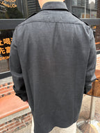 2026 New GS Wool Shirt with Decorative Stitching (25282-B60)