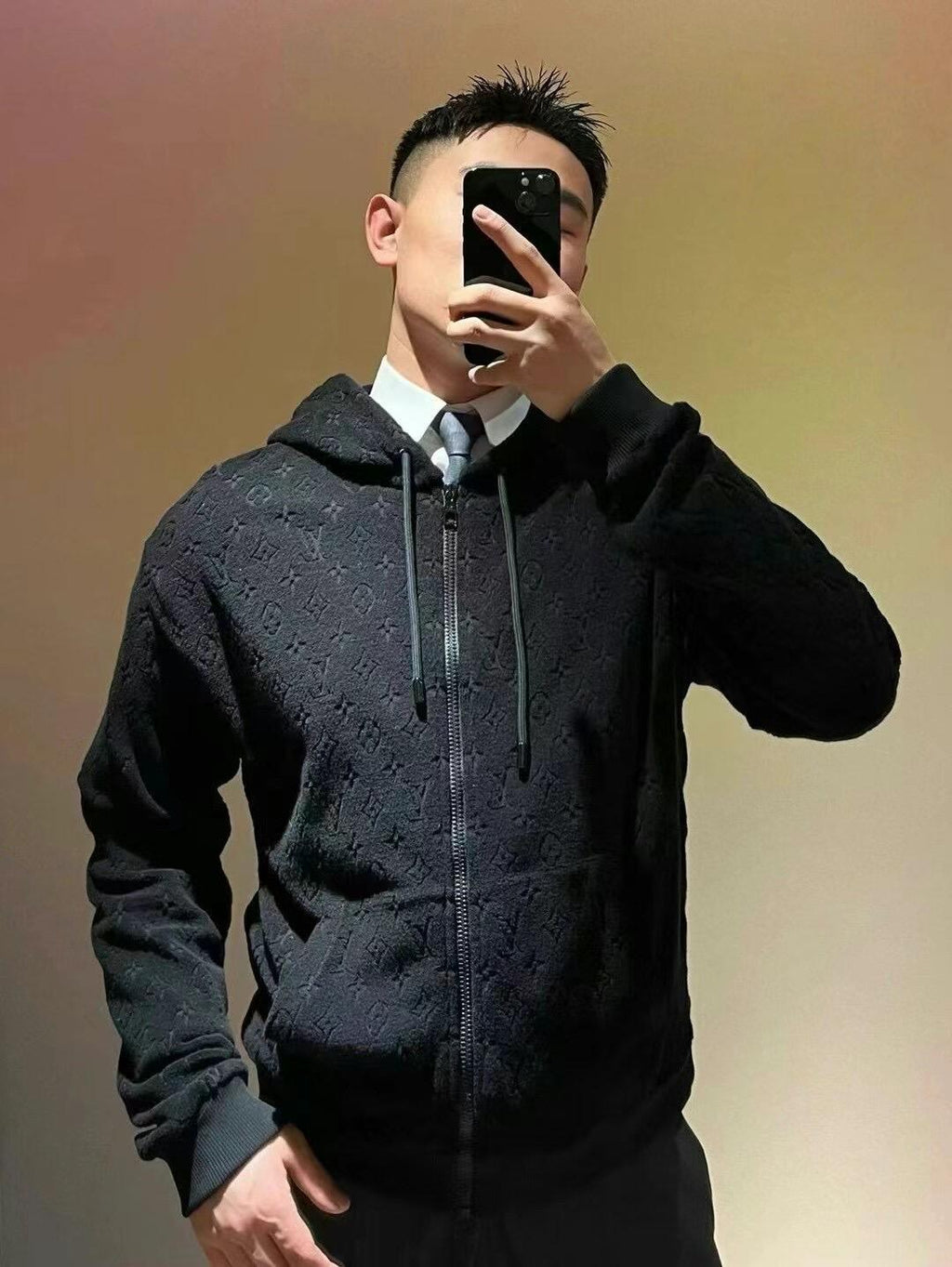 2026 New Model GS Fully Printed Terry Cloth Zip-Up Jacket (25361-B50)