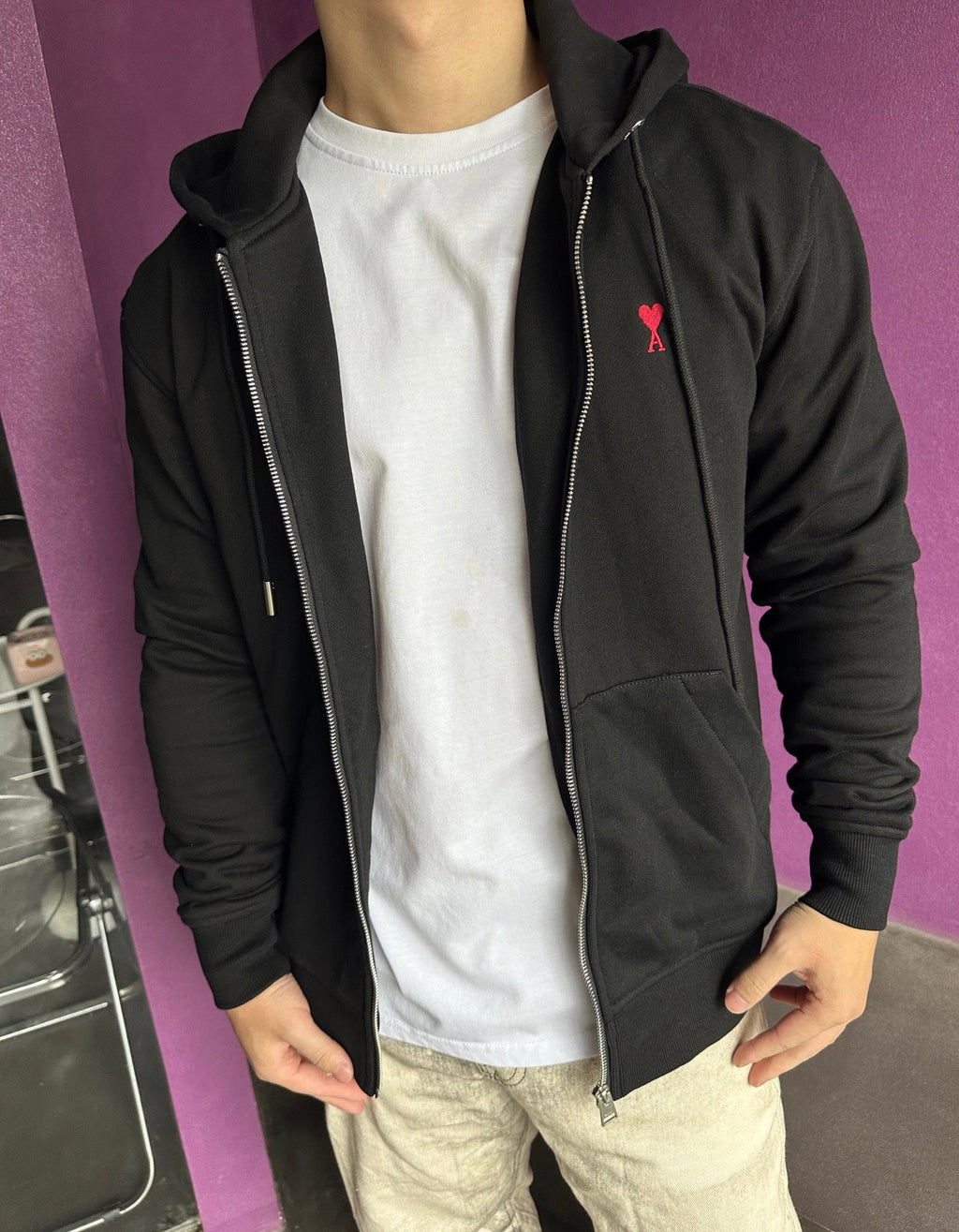 2026 New GS  Embroidered Heart Zipper Jacket (BB717-B40)