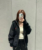 2026 New GS  Embroidered Heart Zipper Jacket (BB717-B40)
