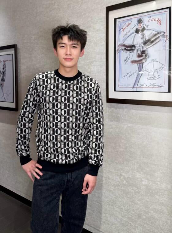 2026 New Arrival GS Jacquard Jumper (25385-B35)