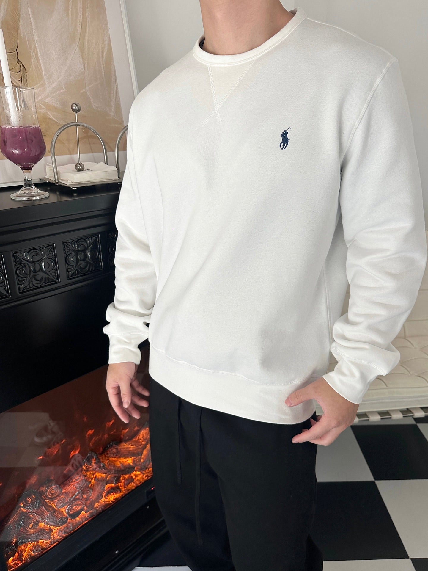 2026 New GS Logo Embroidered Hoodie (25296-A65)