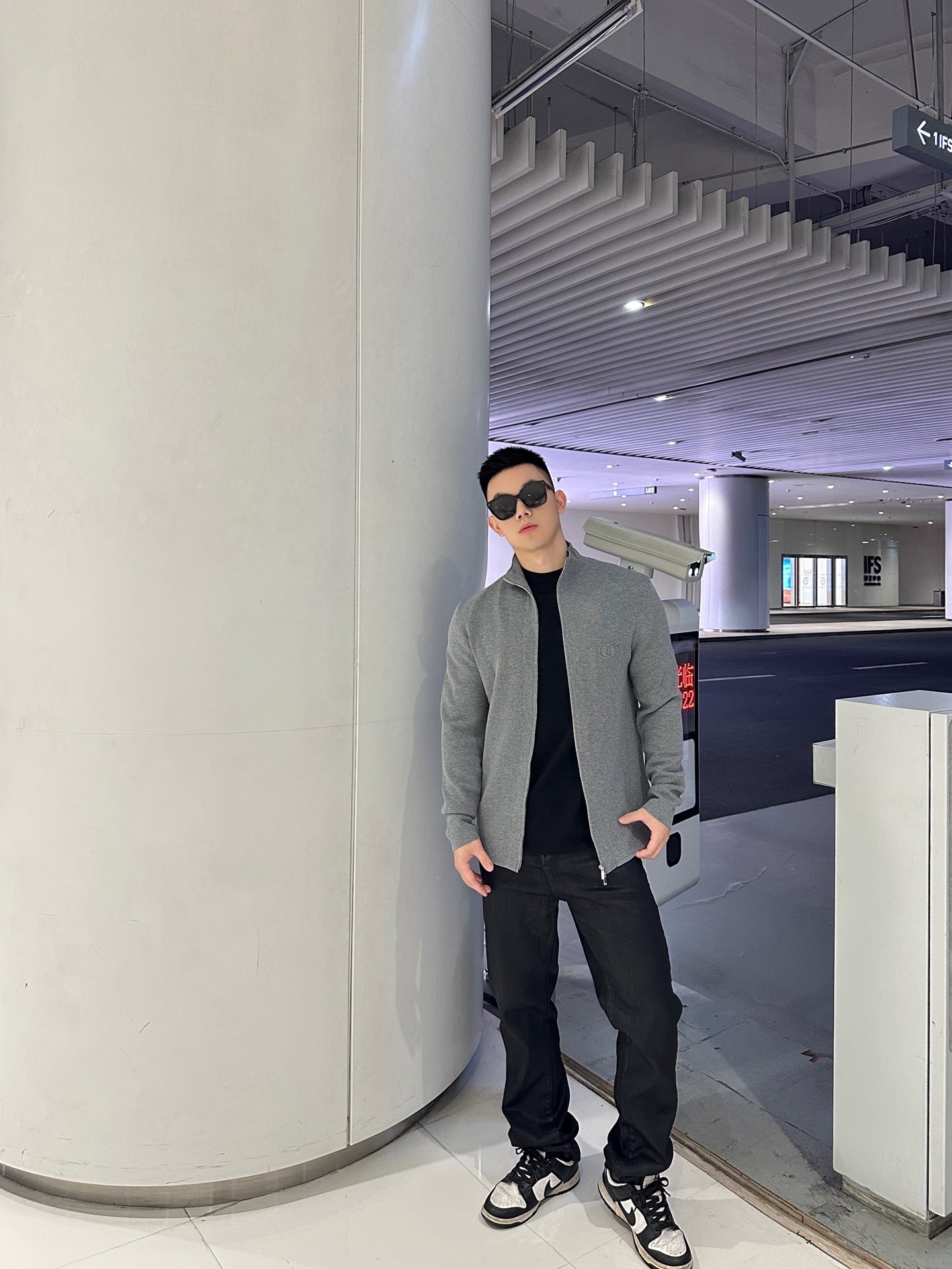 2026 New Style GS Zippered Sweater Coat (25372-B30)
