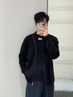 2026 New Style GS Zippered Sweater Coat (25372-B30)