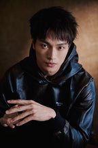 2026 new model GS vintage hooded over-the-shoulder leather jacket (25240-D50)