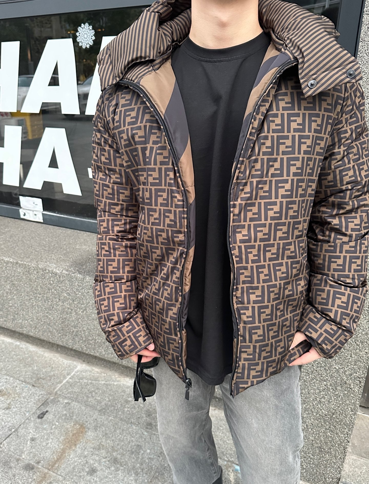 2026 New GS Reversible Hooded Down Jacket (25352-E60)