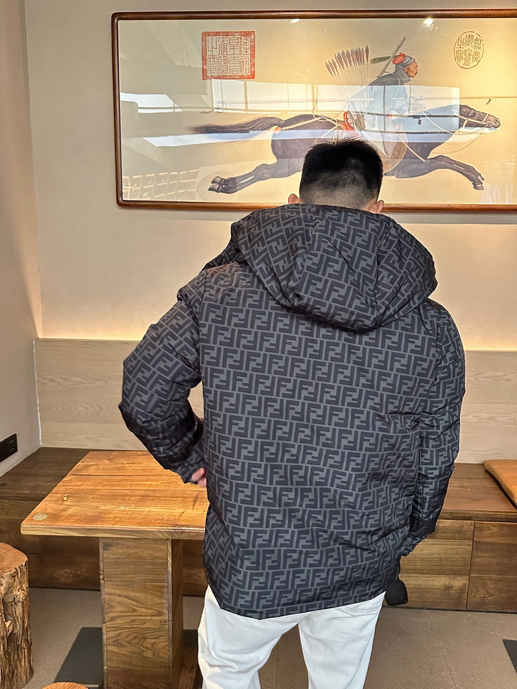 2026 New GS Reversible Hooded Down Jacket (25352-E60)