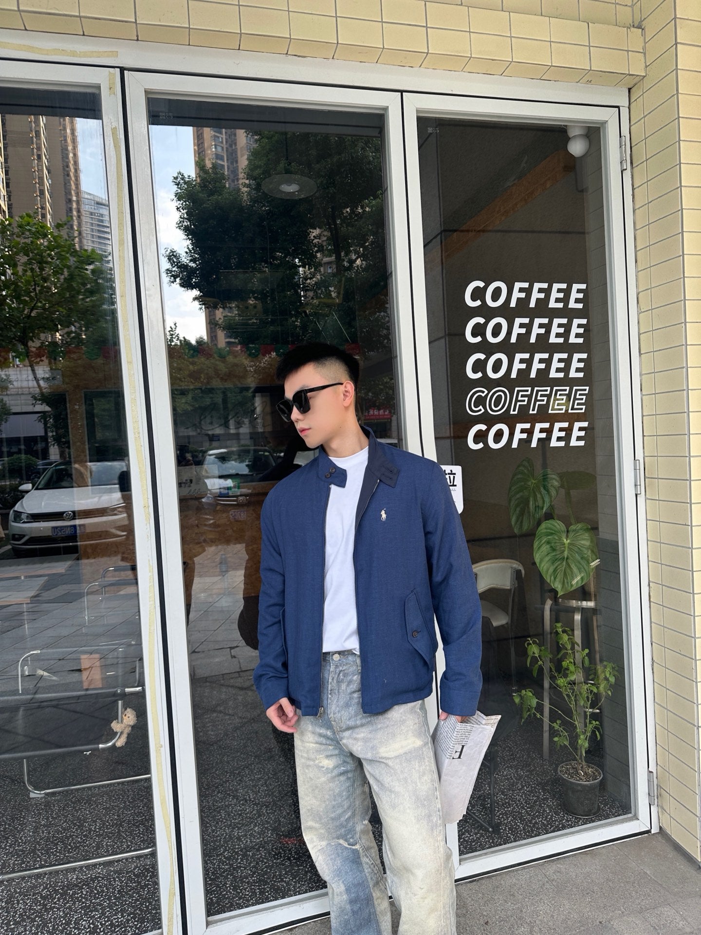 2026 New GS Logo Embroidered Double-Breasted Jacket (25298-C15)