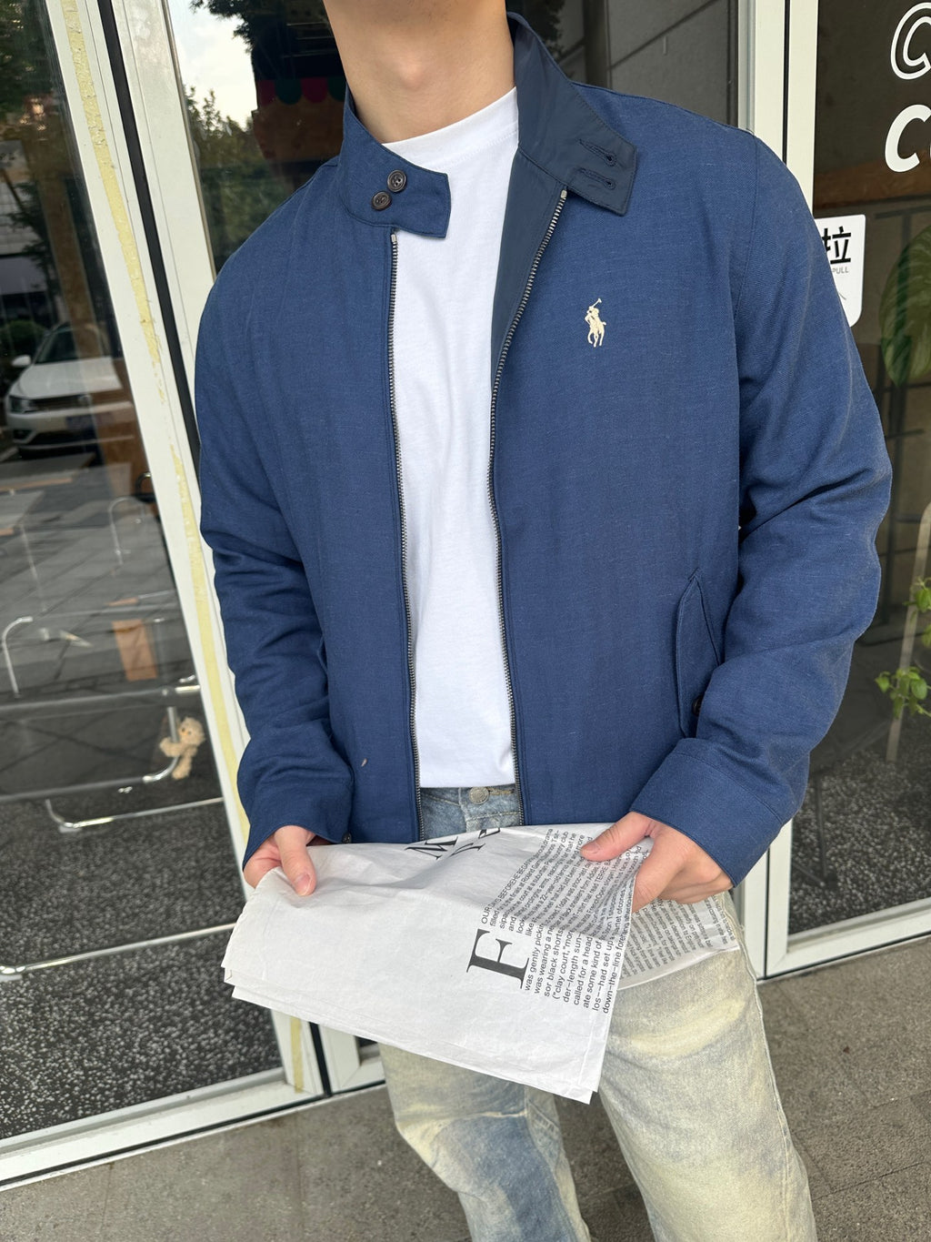 2026 New GS Logo Embroidered Double-Breasted Jacket (25298-C15)