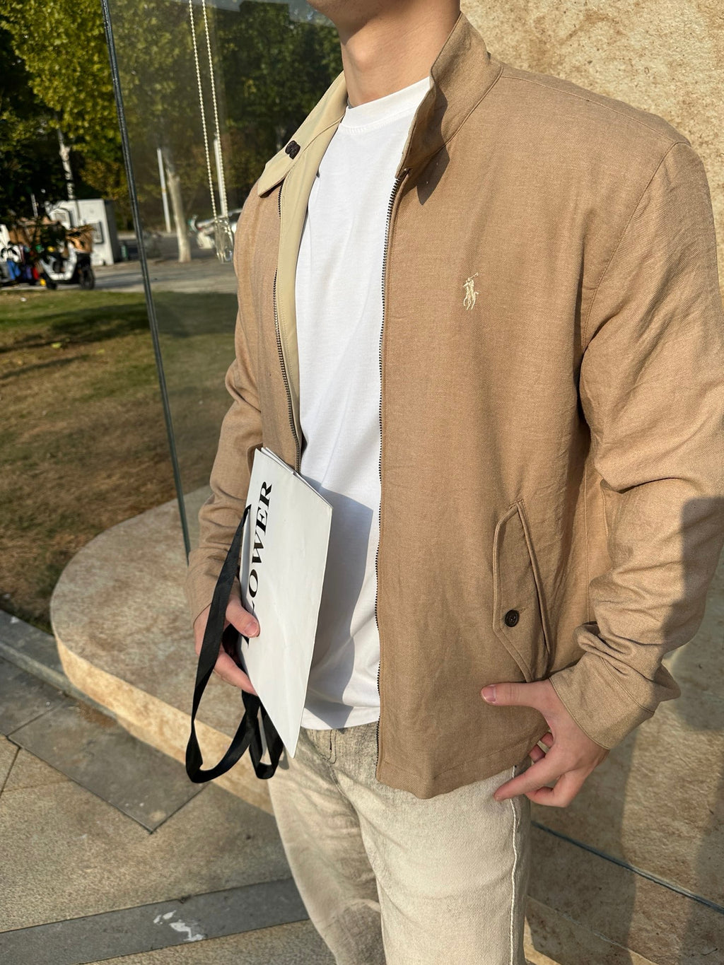 2026 New GS Logo Embroidered Double-Breasted Jacket (25298-C15)