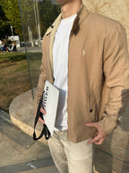 2026 New GS Logo Embroidered Double-Breasted Jacket (25298-C15)
