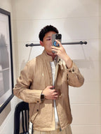2026 New GS Logo Embroidered Double-Breasted Jacket (25298-C15)