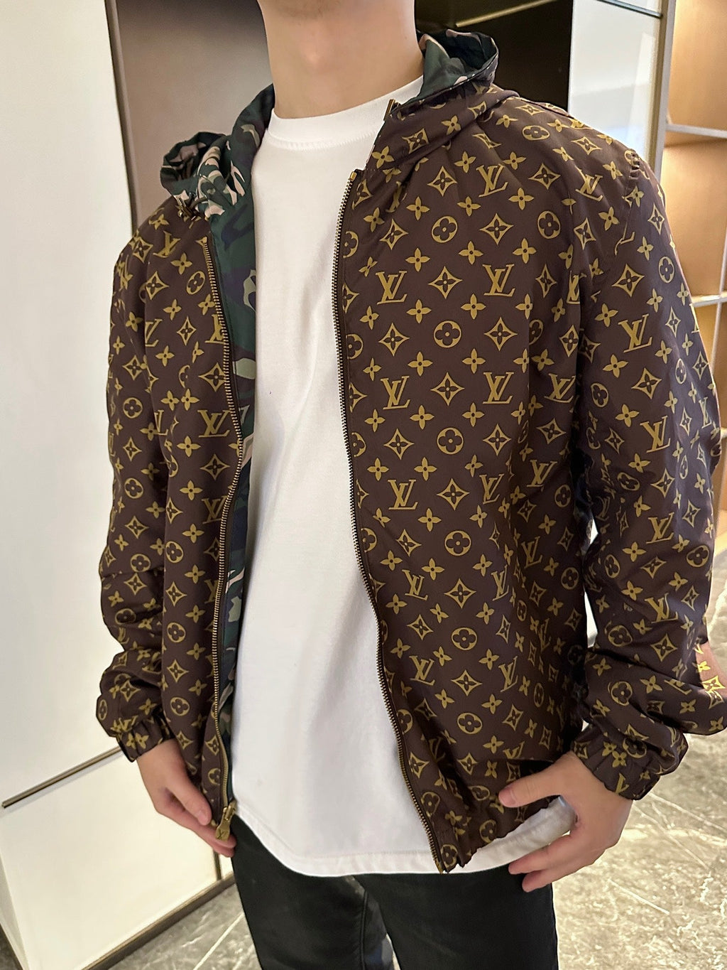 2026 New GS Logo Reversible Jacket (BB723-C20)