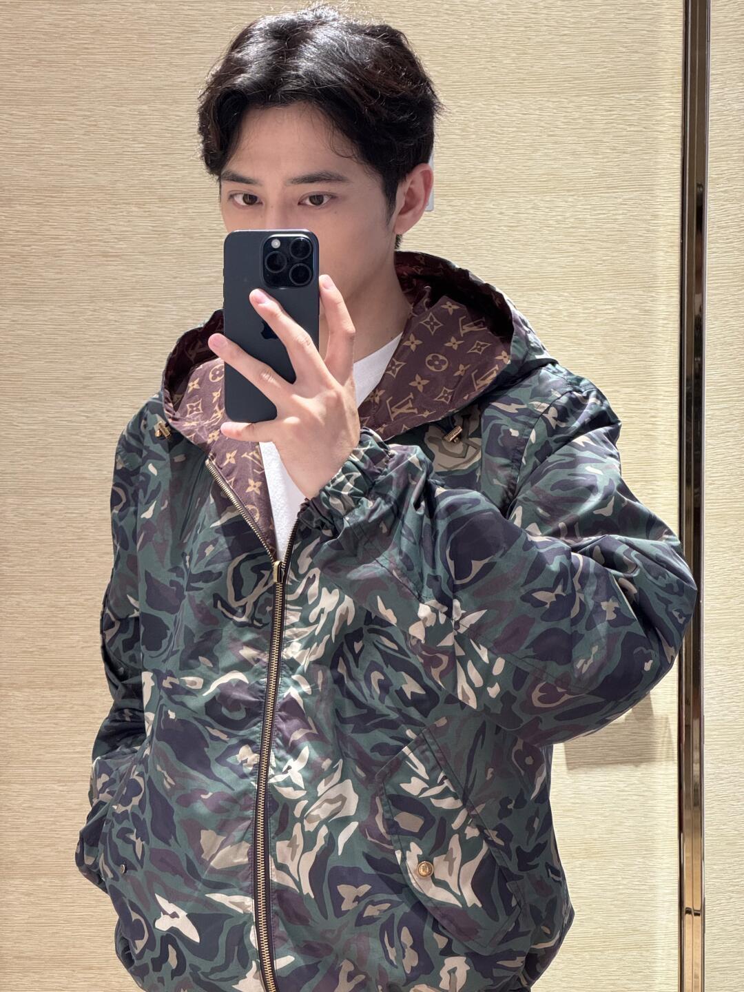 2026 New GS Logo Reversible Jacket (BB723-C20)