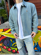 2026 New GS Colour Embroidered Denim Jacket (CC904-B60)