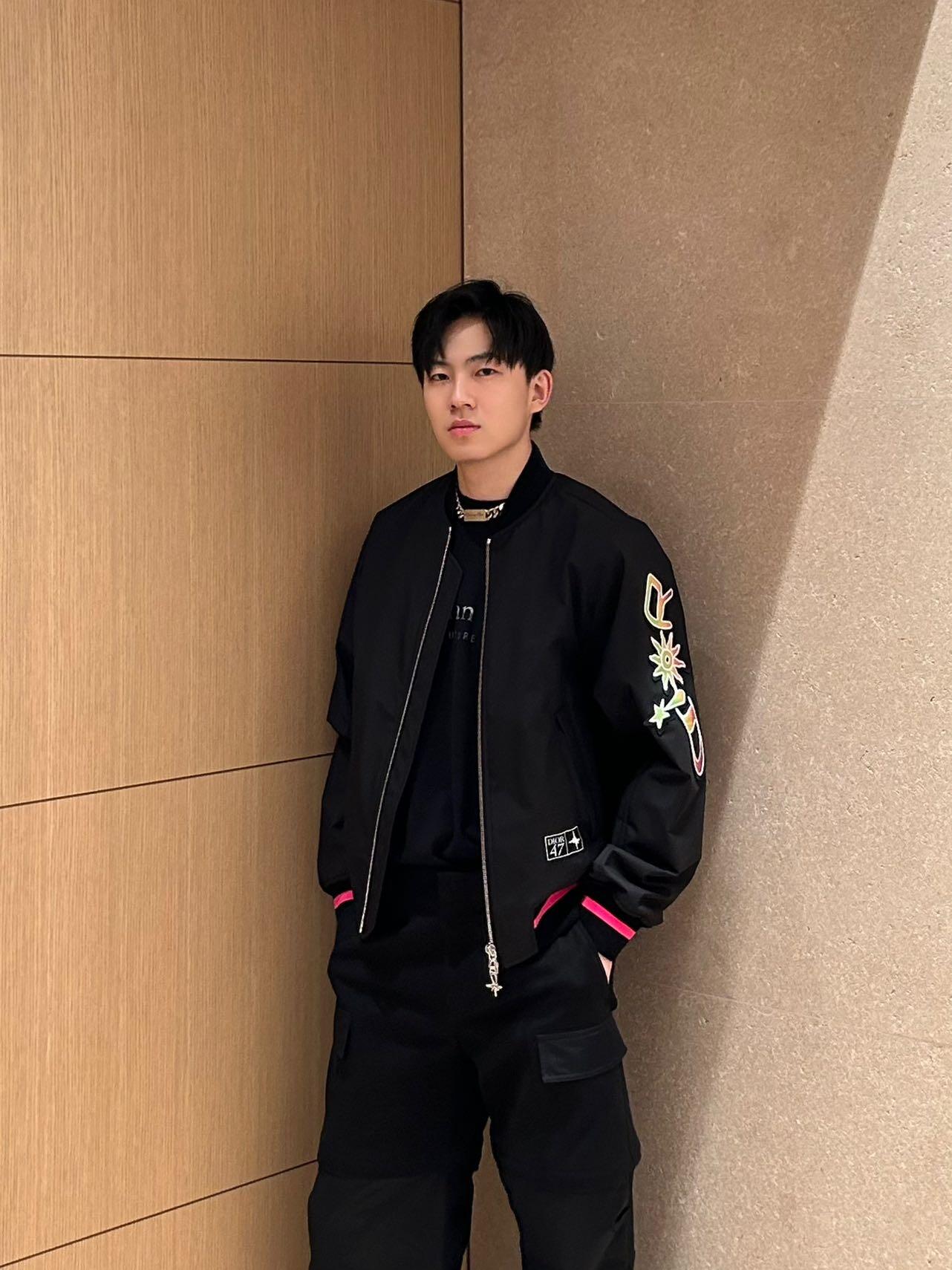 2026 New Release GS No. 47 Neon Pink Trim Baseball Jacket (BB702-C30)