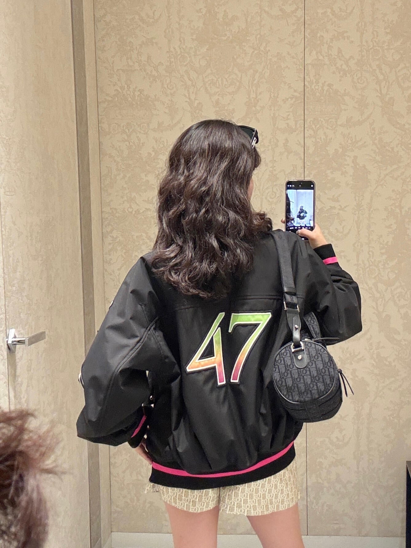 2026 New Release GS No. 47 Neon Pink Trim Baseball Jacket (BB702-C30)