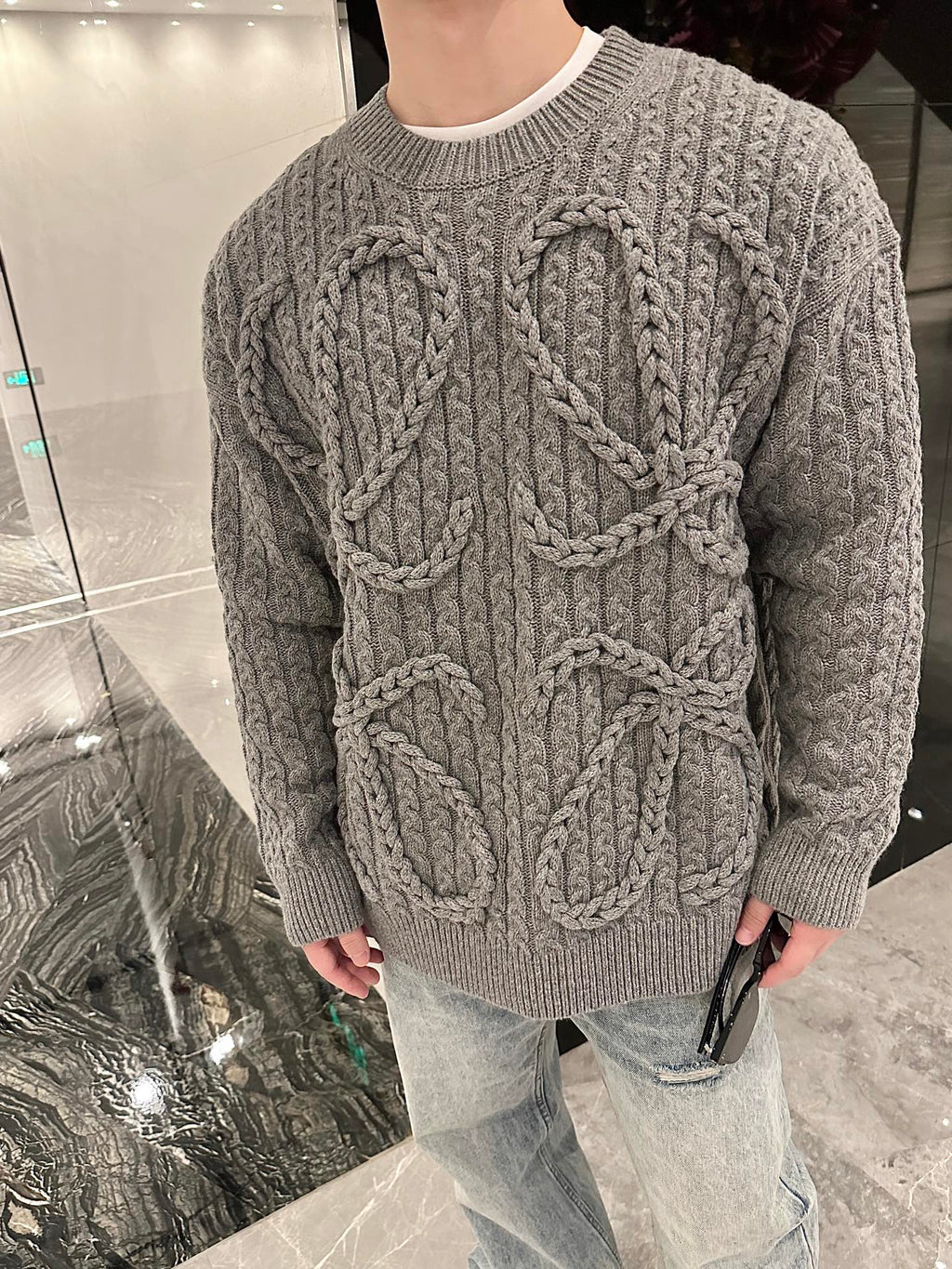 2026 New Style GS Twisted Knit Sweater (25387-B70)
