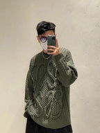 2026 New Style GS Twisted Knit Sweater (25387-B70)