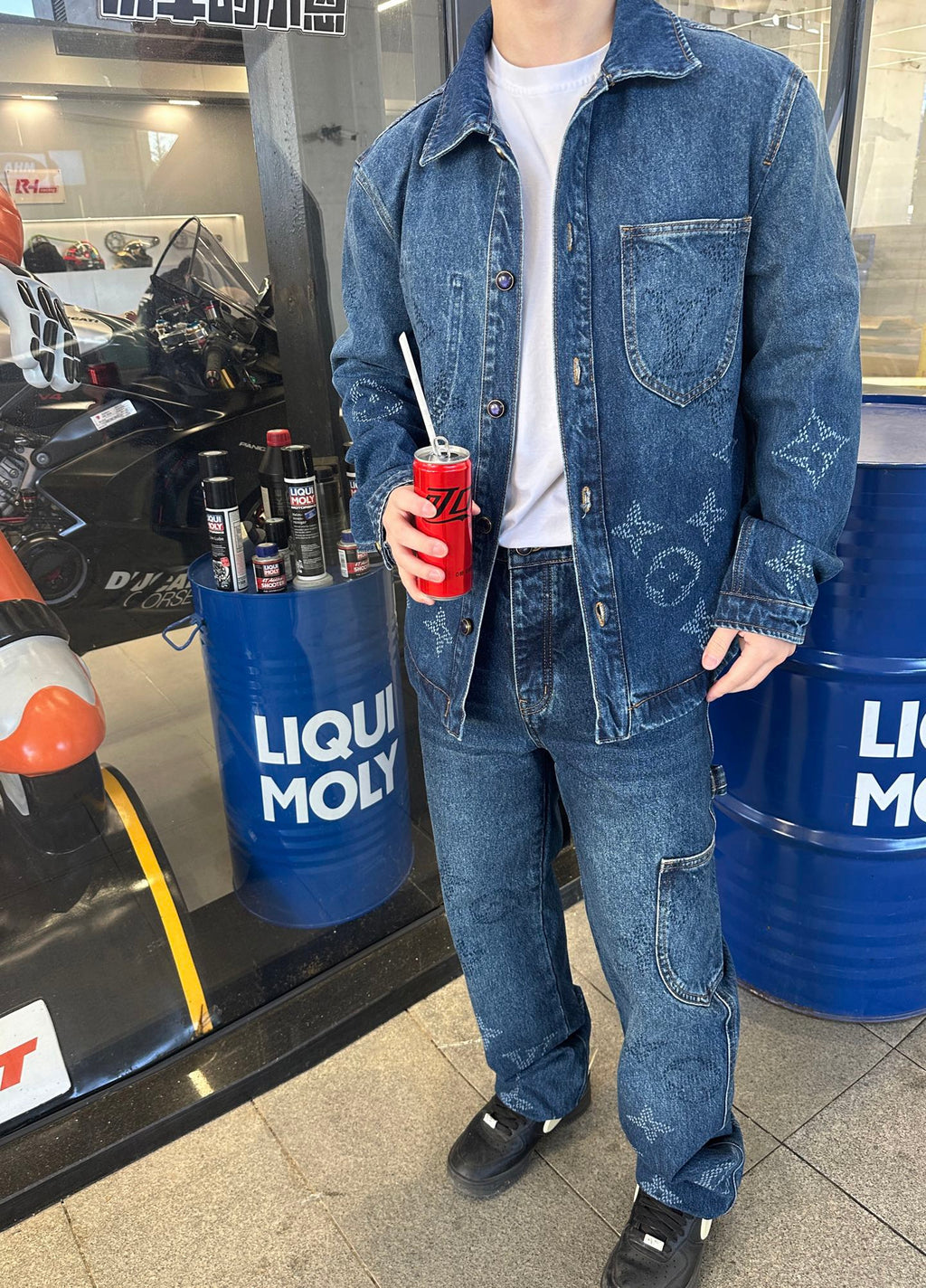 2026 New GS Gradient Logo Jeans (BB730-B95)