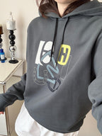 2026 New GS Patch Leather Hooded Sweatshirt (25350-B40)