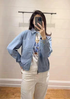 2026 New GS Embroidered Zip Jacket (CC908-B55)
