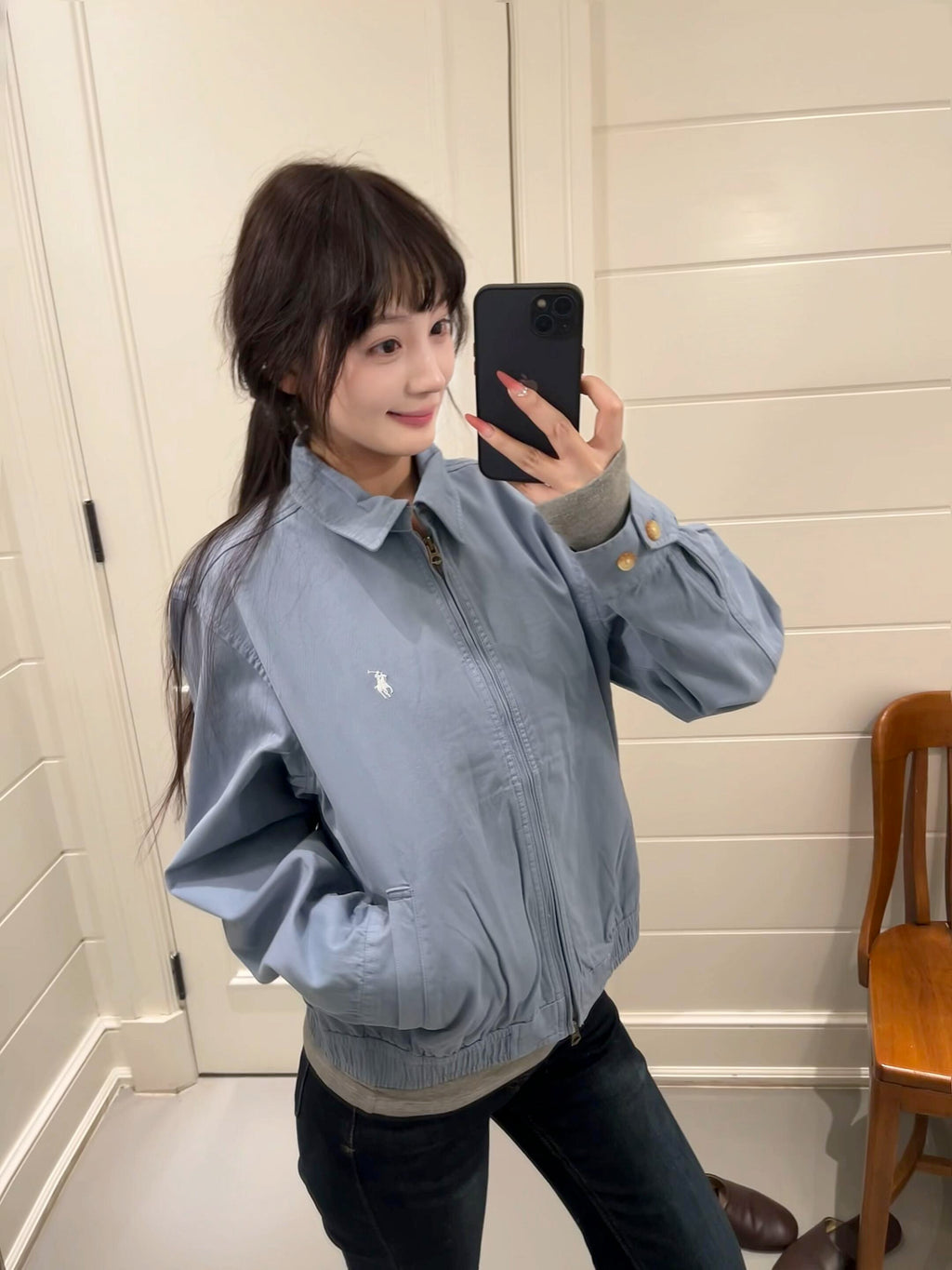 2026 New GS Embroidered Zip Jacket (CC908-B55)