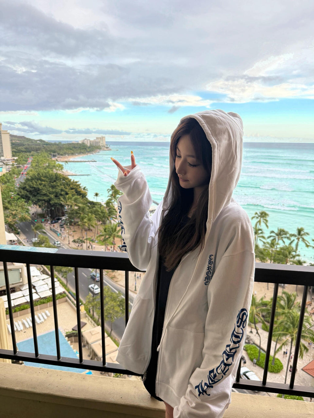 2026 New GS Letter Print Zip-Up Jacket (CC910-B50)