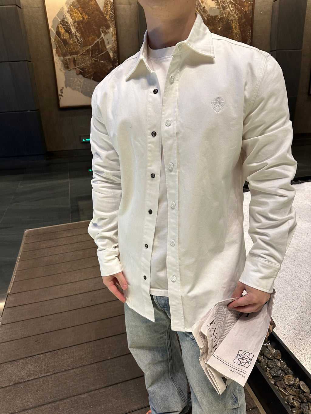 2026 New GS Crest Embroidered Shirt (BB714-B20)
