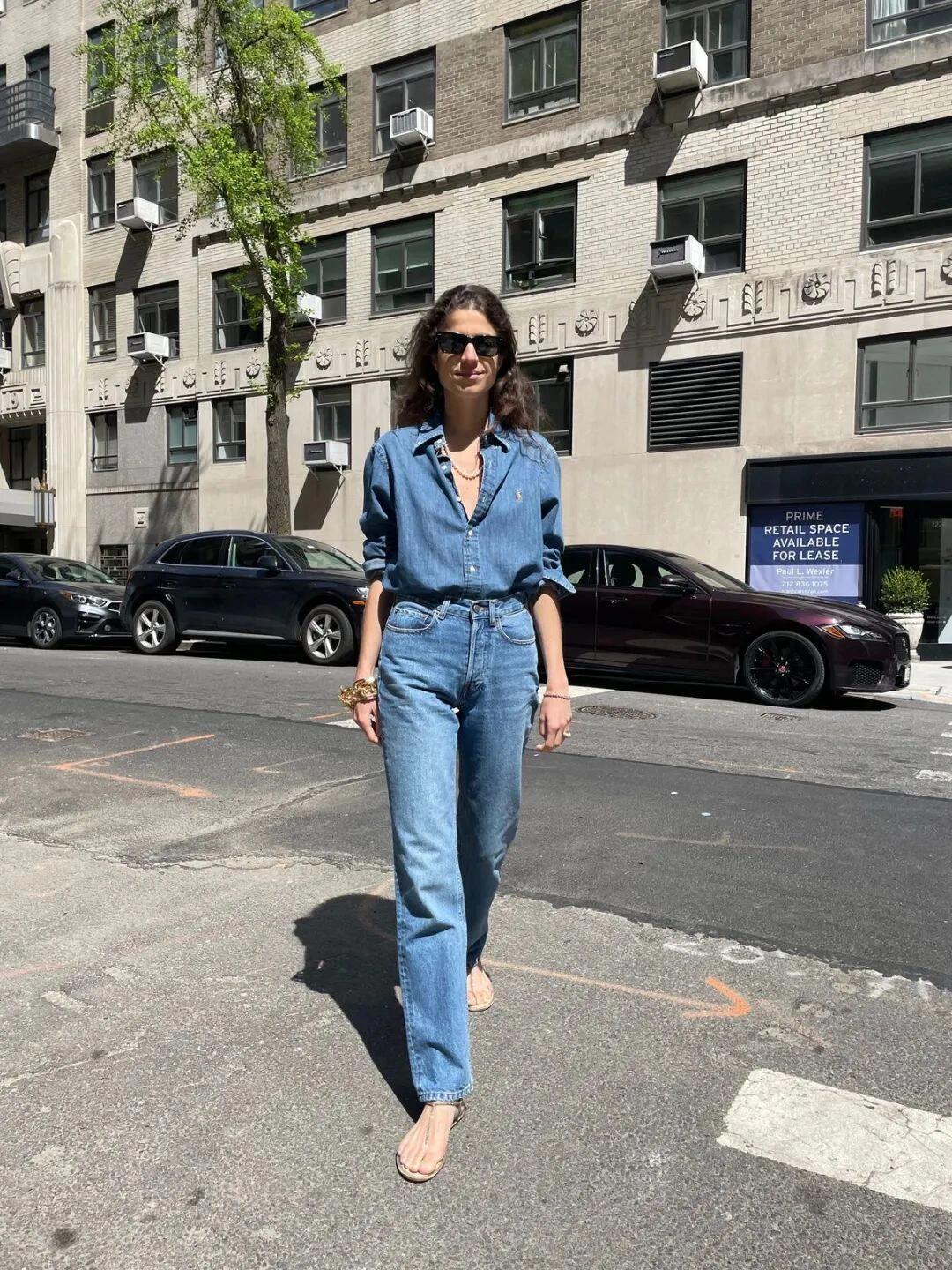 2026 New GS Colour Embroidered Denim Shirt (CC913-B40)